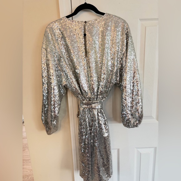 Anthropologie Lisabette Sequined Mini Dress S - Picture 3 of 7